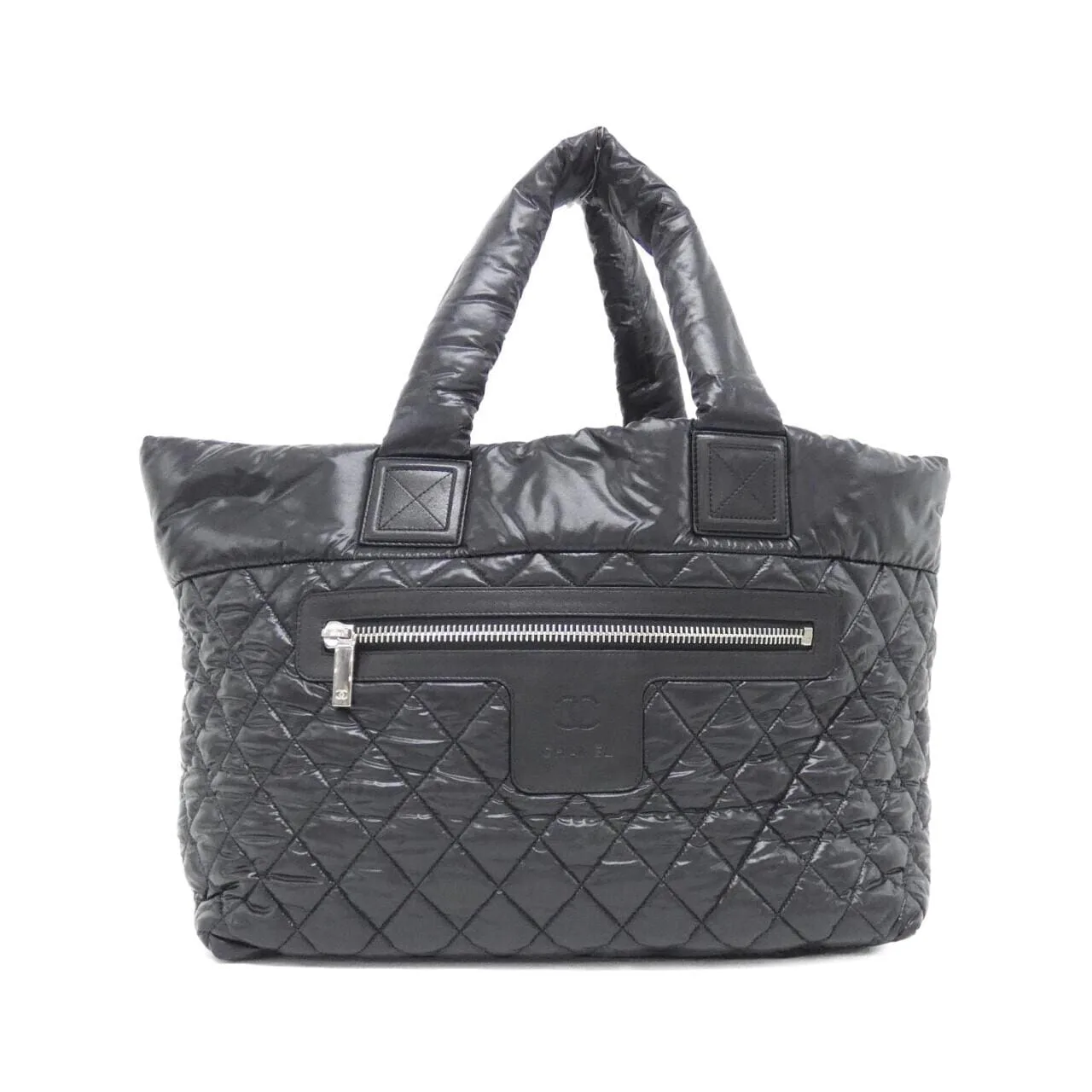 CHANEL 48611 Handbag Nylon Black