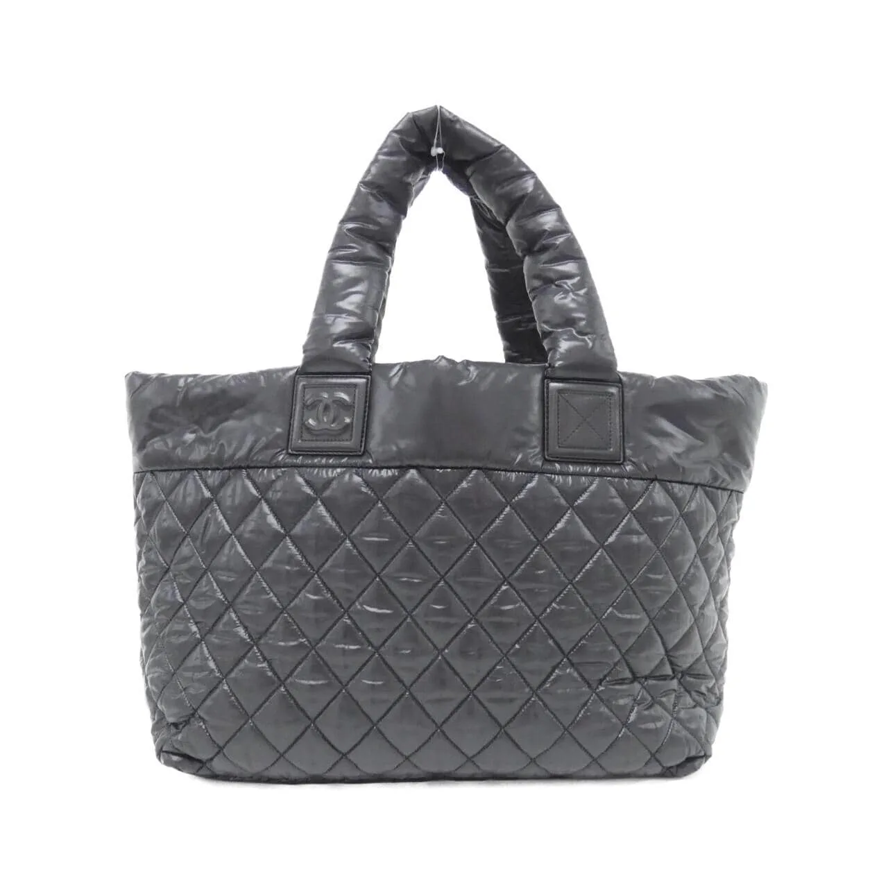 CHANEL 48611 Handbag Nylon Black Nylon Rank A - Thumbnail 2