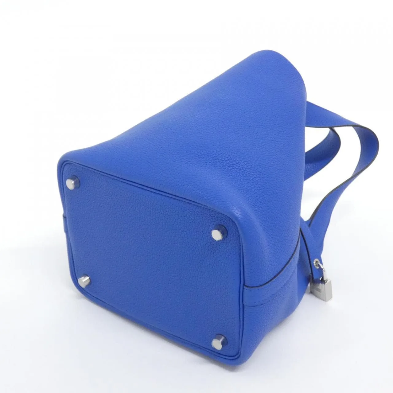 HERMES Picotin 073597CK Handbag Blue Rank A - Thumbnail 2