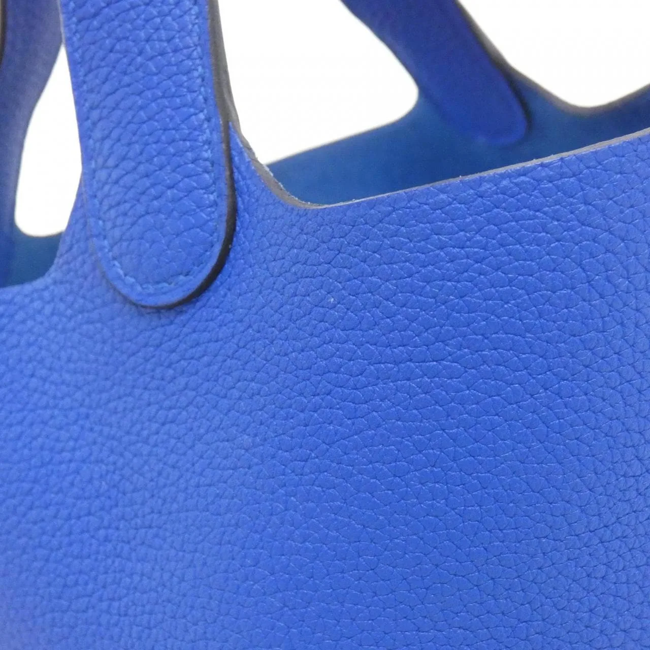 HERMES Picotin 073597CK Handbag Blue Rank A - Thumbnail 3