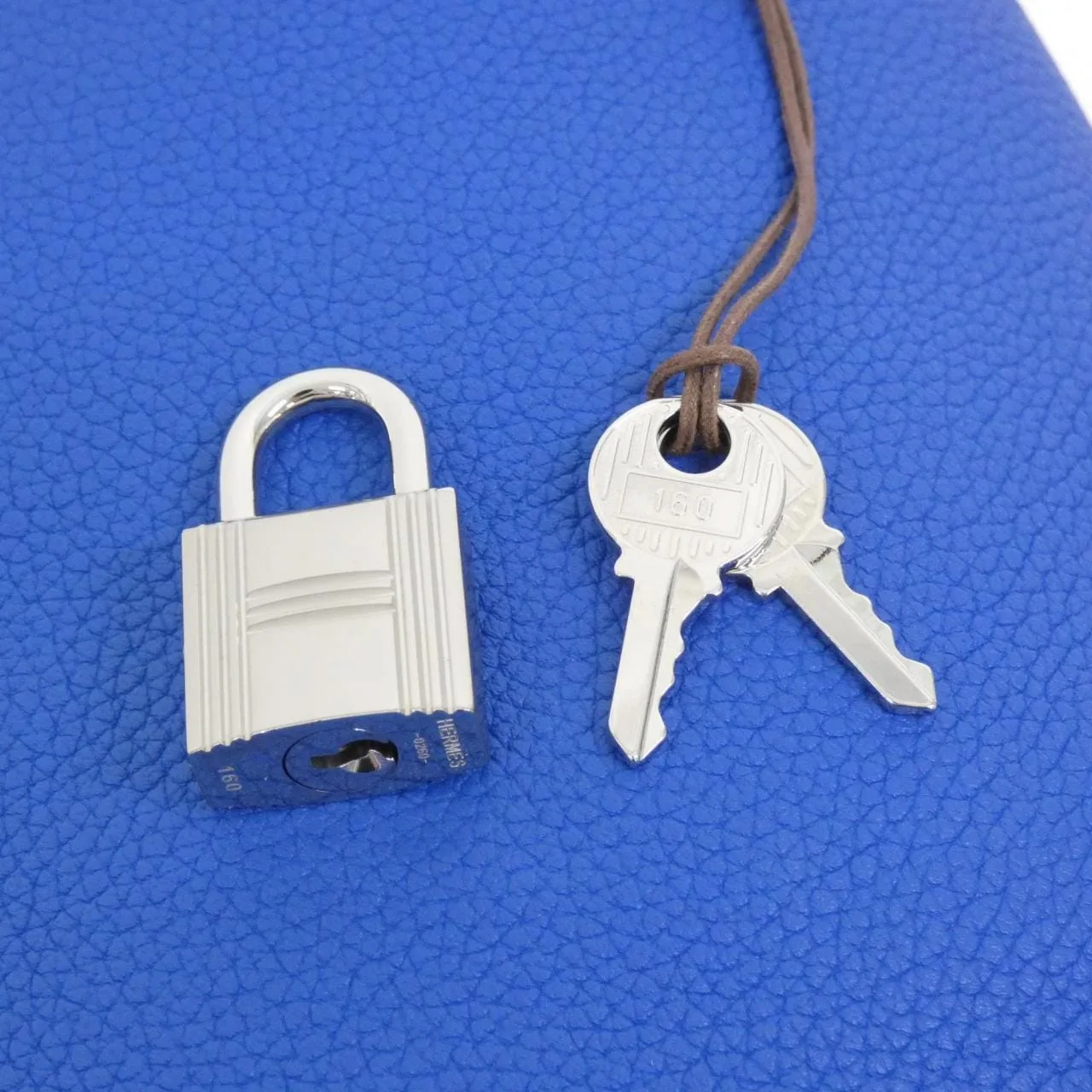 HERMES Picotin 073597CK Handbag Blue Rank A - Thumbnail 4