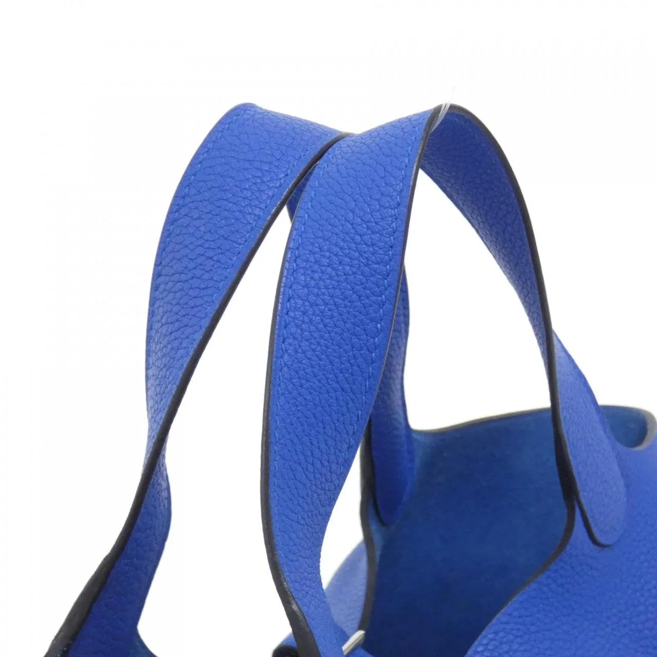 HERMES Picotin 073597CK Handbag Blue Rank A - Thumbnail 5