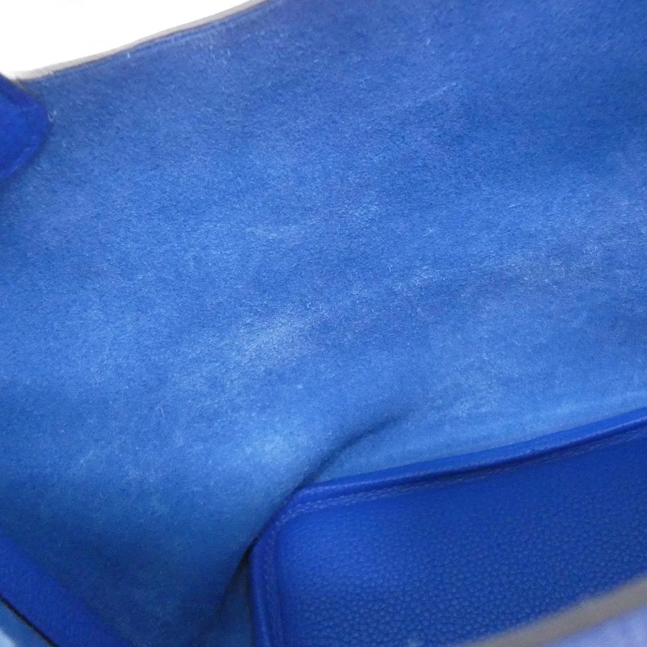 HERMES Picotin 073597CK Handbag Blue Rank A - Thumbnail 7