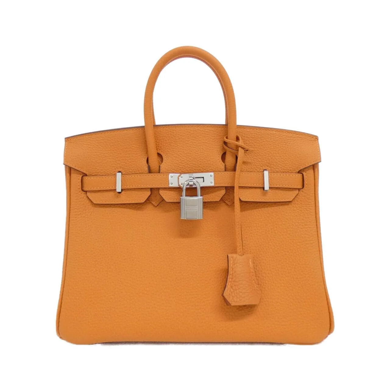 HERMES Birkin 041344CK Handbag Togo Orange