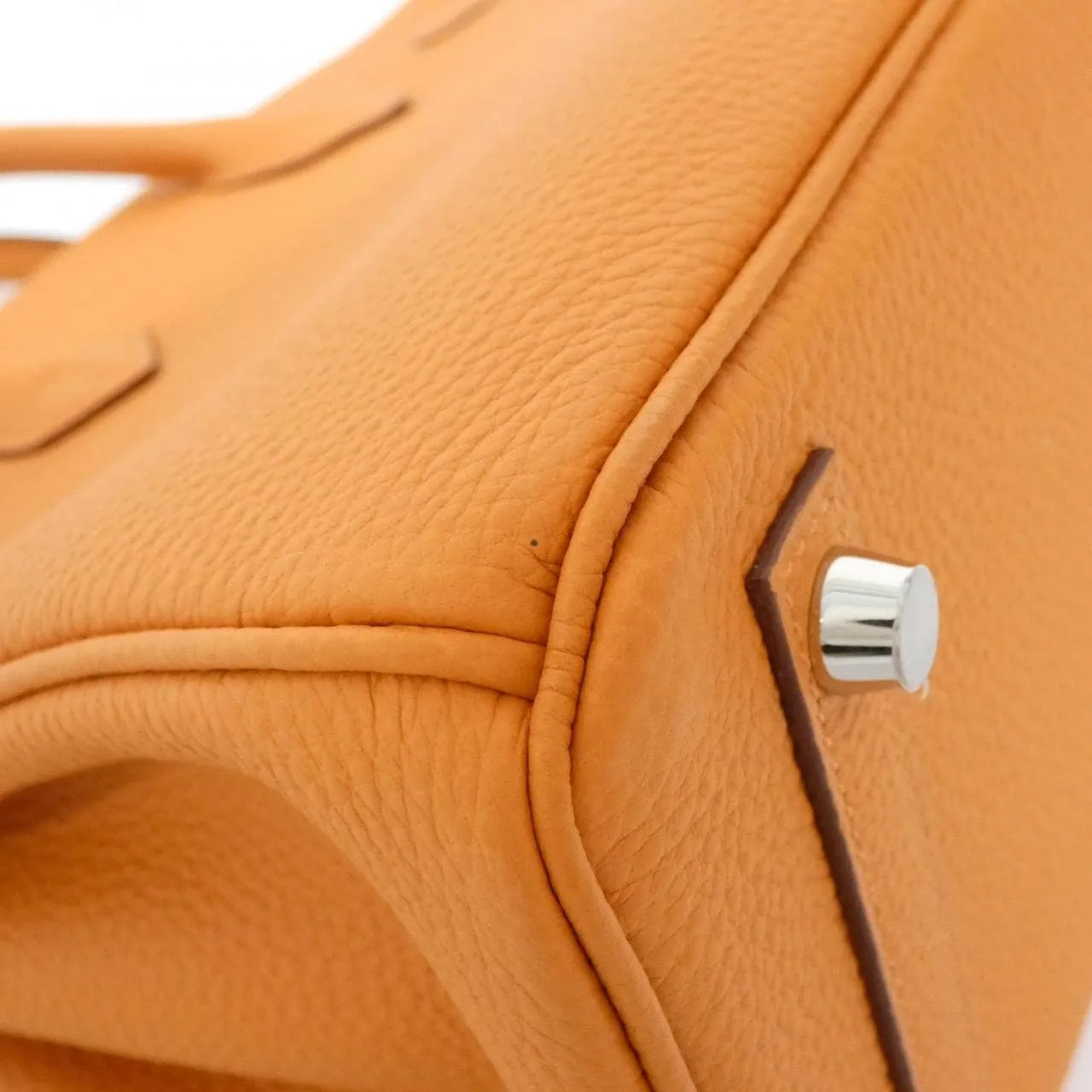 HERMES Birkin 041344CK Handbag Togo 橙色 Togo 牛皮 中古品A - 縮圖 4