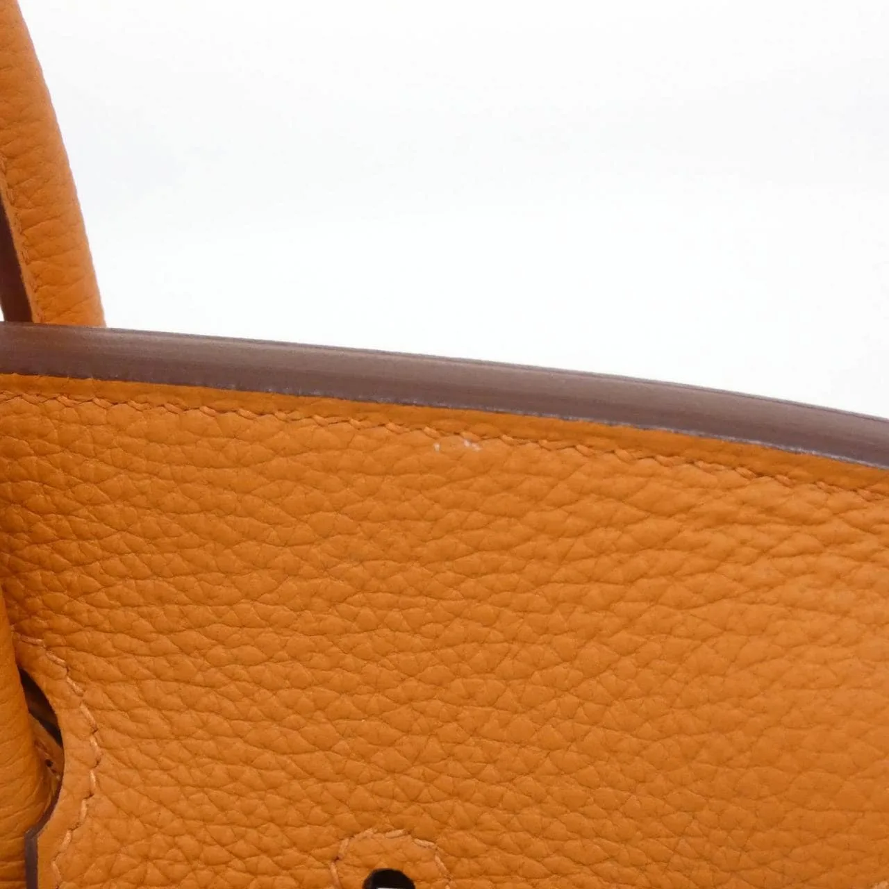 HERMES Birkin 041344CK Handbag Togo 橙色 Togo 牛皮 中古品A - 縮圖 5