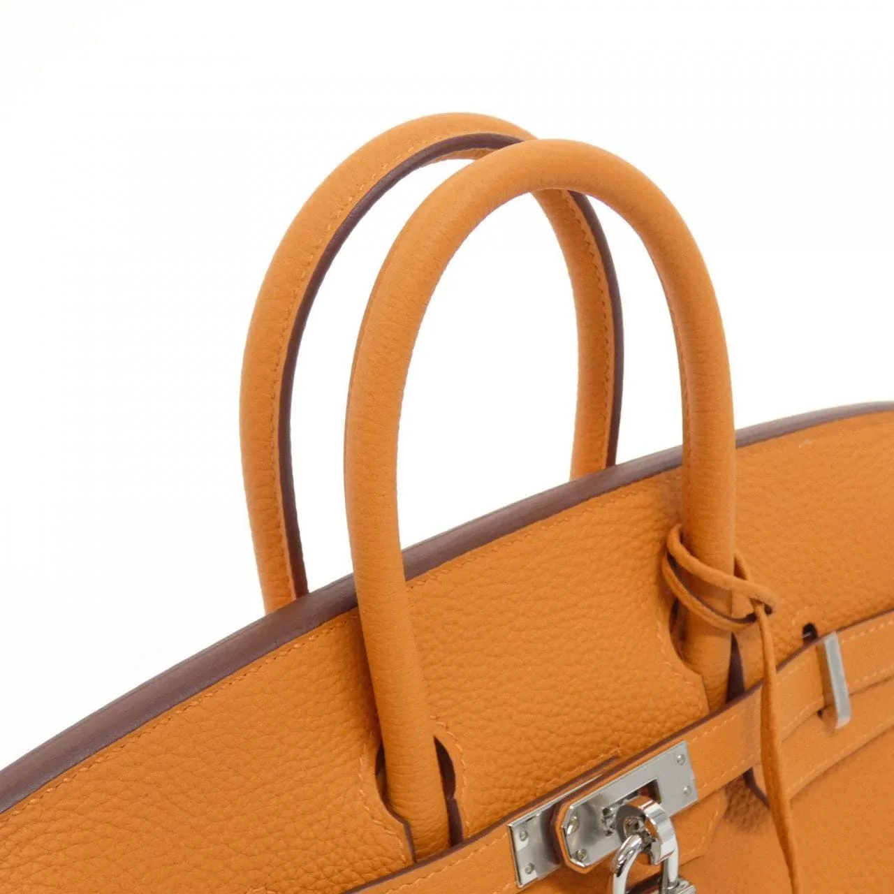 HERMES Birkin 041344CK Handbag Togo 橙色 Togo 牛皮 中古品A - 縮圖 7