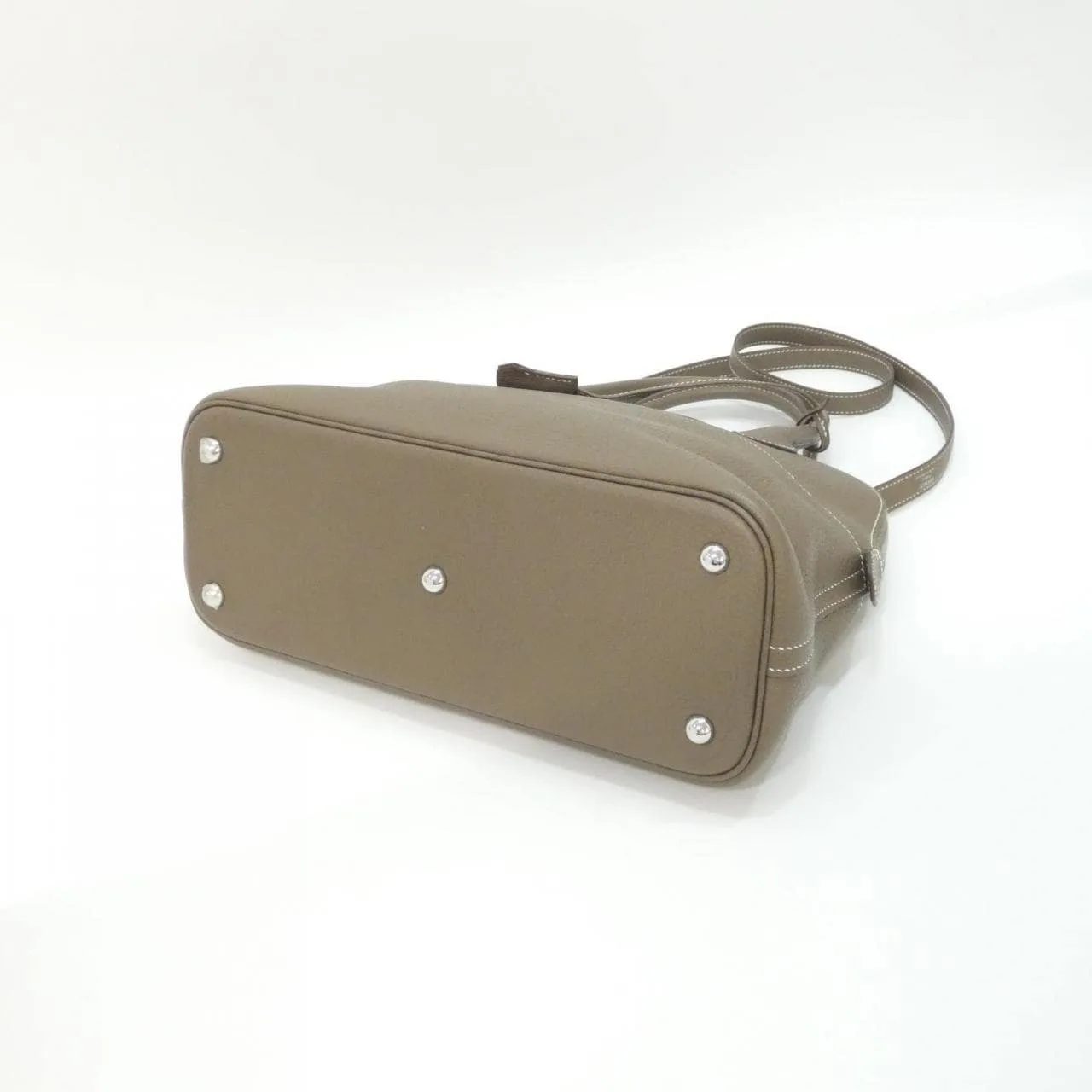 HERMES Bolide 073419CK Handbag Clemence Etoupe Clemence Leather Rank A - Thumbnail 3