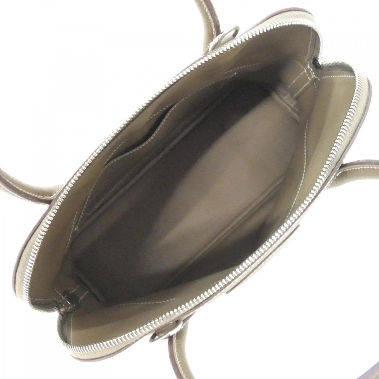 HERMES Bolide 073419CK Handbag Clemence Etoupe Clemence Leather Rank A - Thumbnail 9