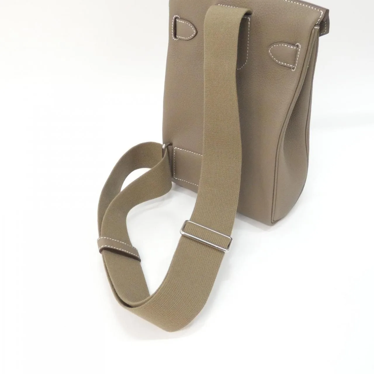 HERMES 083589CK Shoulder Togo Etoupe Togo Leather Rank A - Thumbnail 7