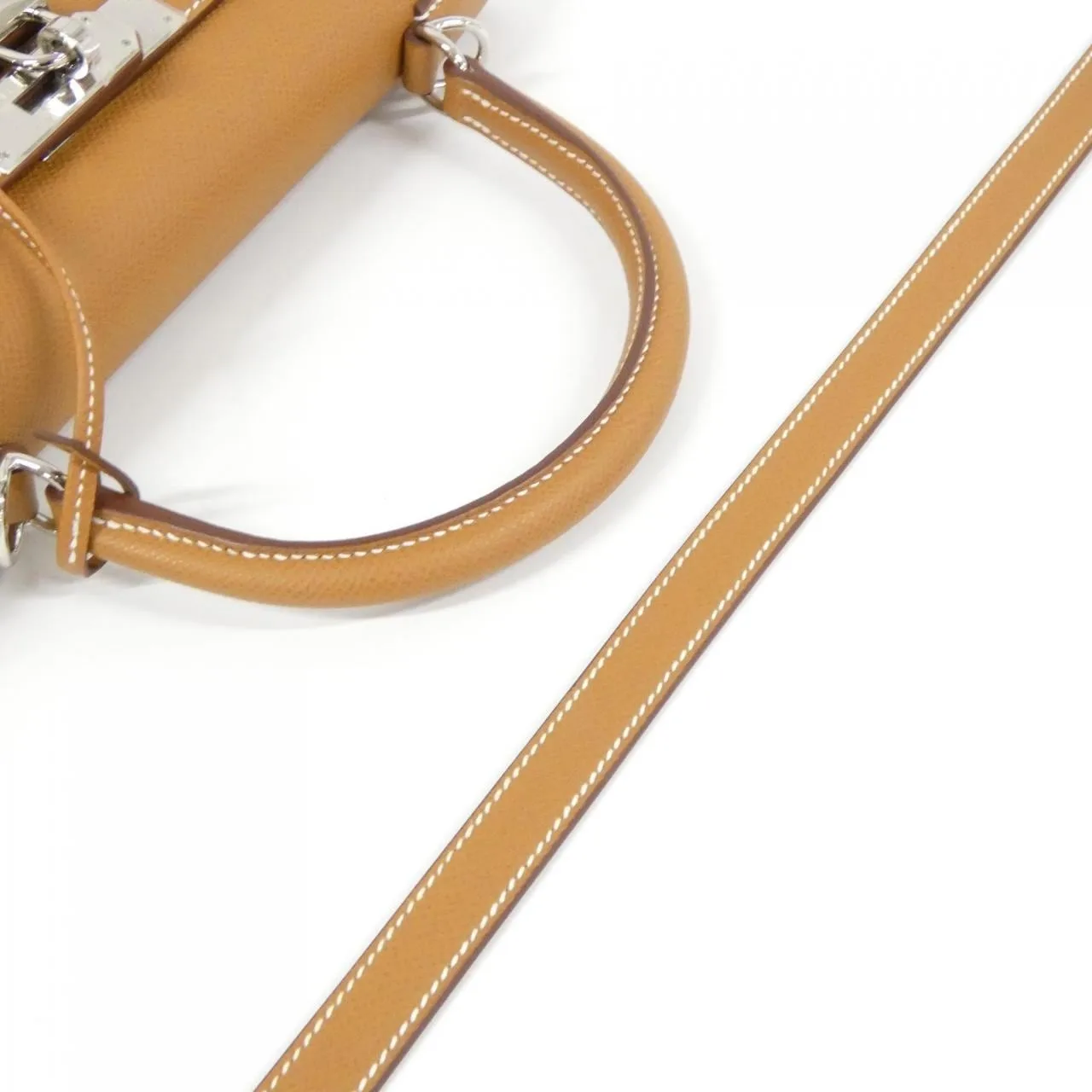 HERMES Kelly 042319CK Handbag Epsom Gold Epsom Leather Rank A - Thumbnail 5