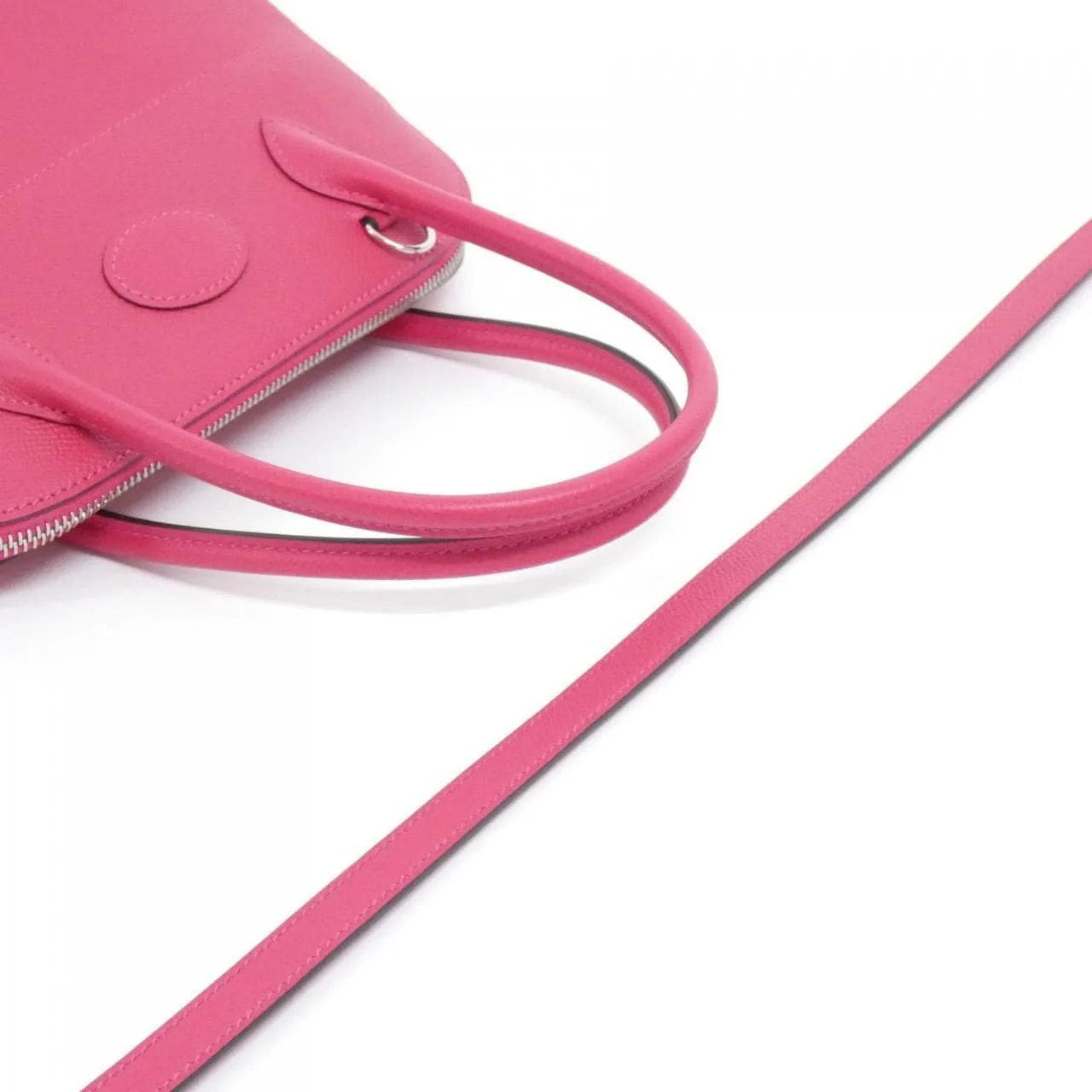 HERMES Bolide 041693CK Handbag Epsom Black Epsom Leather Rank A - Thumbnail 5