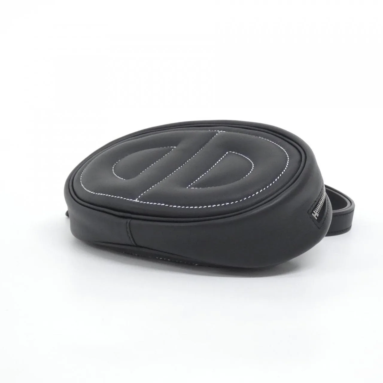 HERMES 080211CK Shoulder Swift Black Swift Leather Rank A - Thumbnail 3