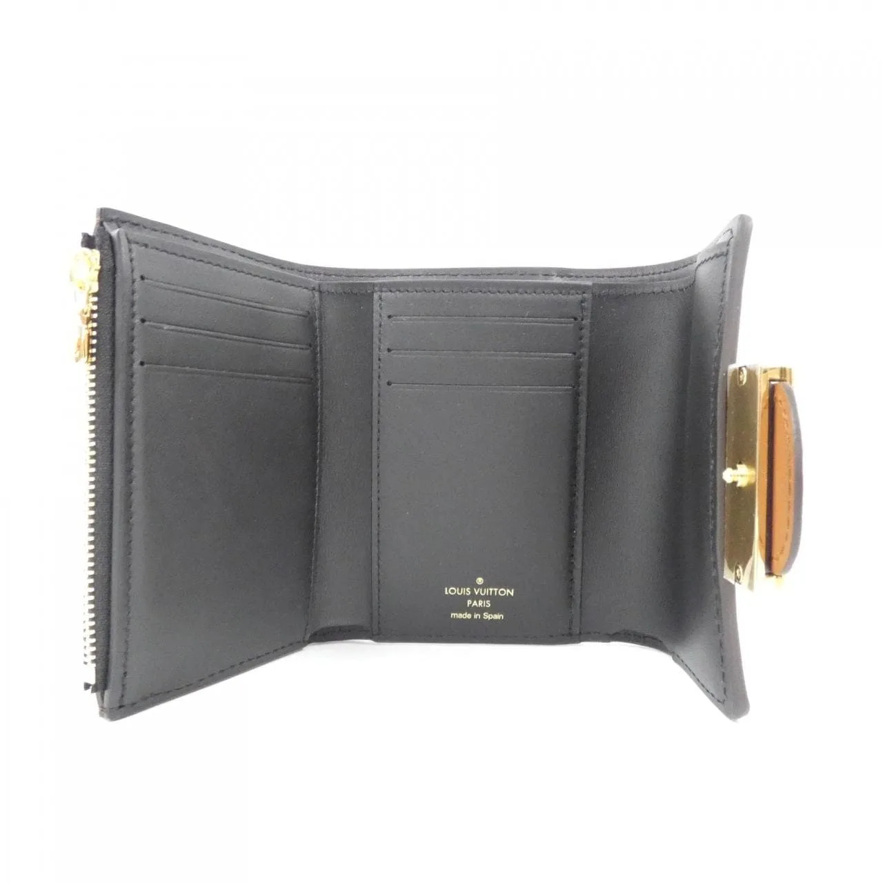 LOUIS VUITTON Dauphine M68725 Wallet Monogram Black Monogram Rank A - Thumbnail 7
