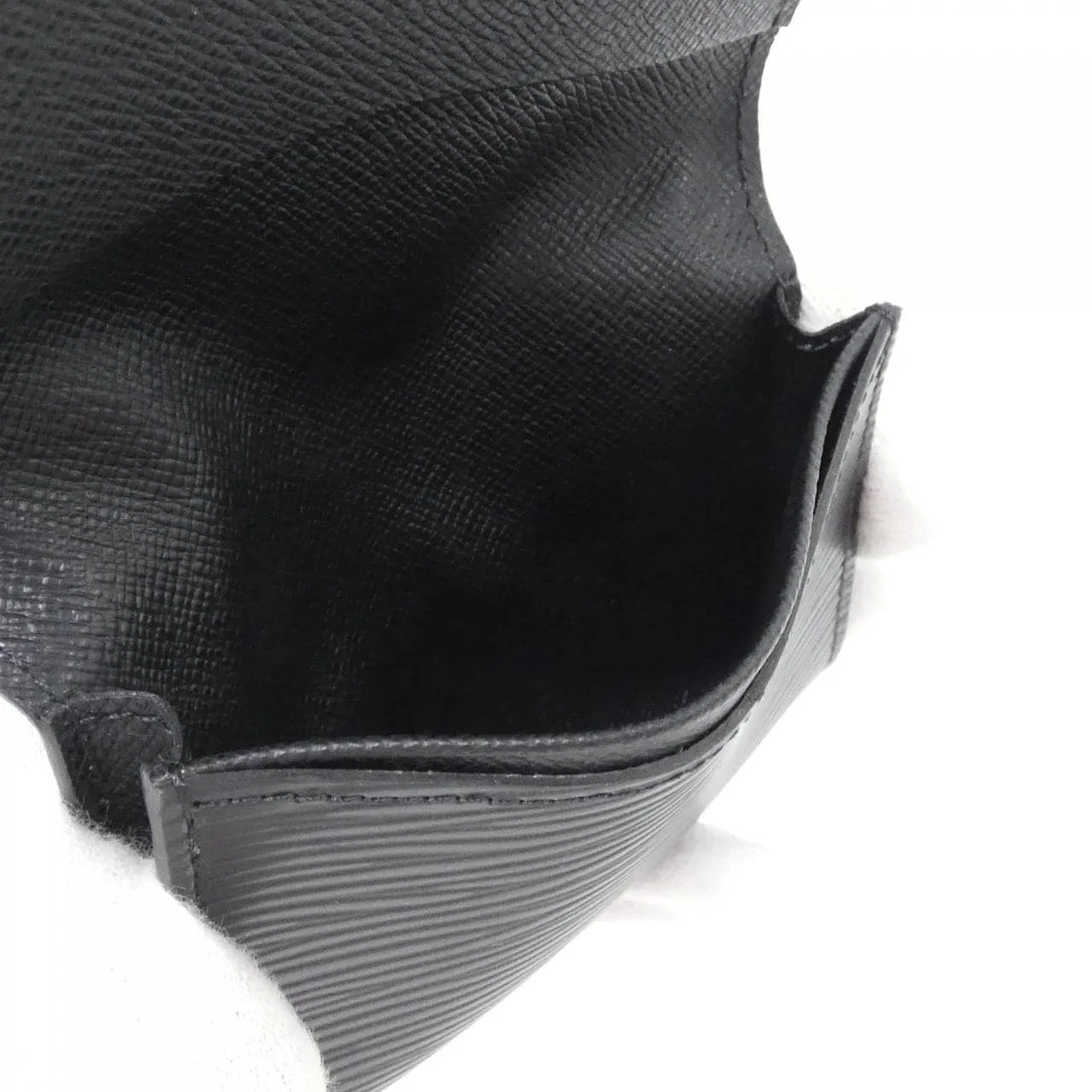 LOUIS VUITTON M56582 Card Case Epi Black Epi Rank A - Thumbnail 5