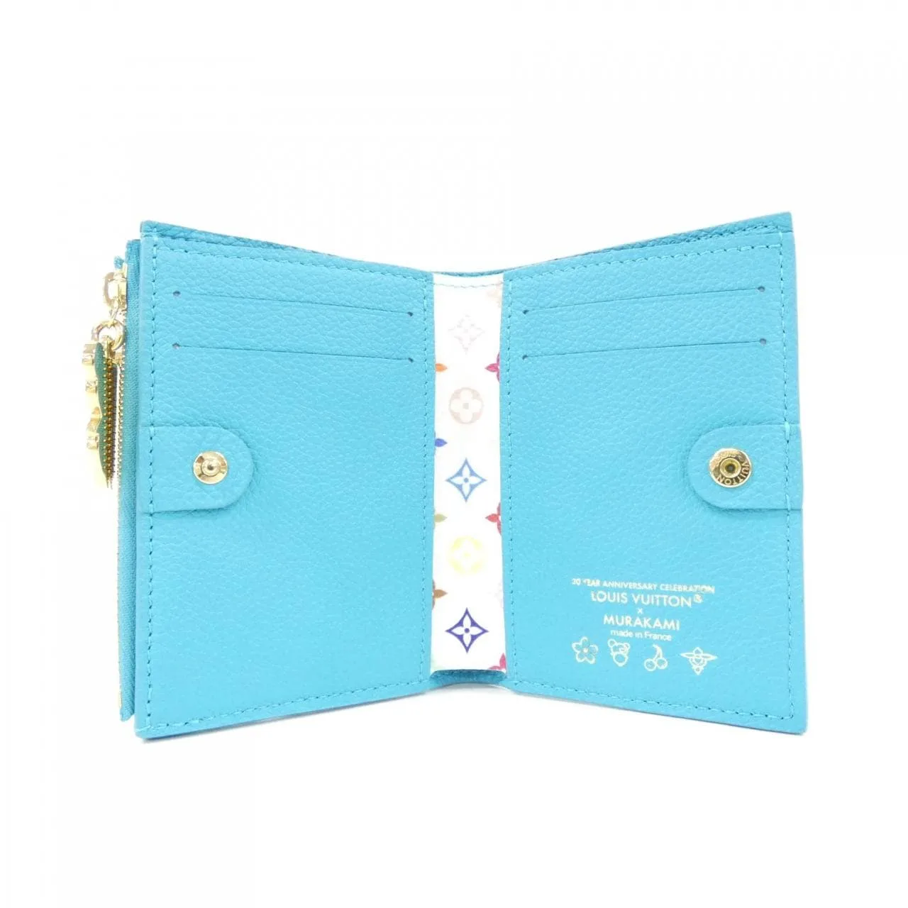 LOUIS VUITTON M14089 Wallet Monogram Blue Monogram Rank A - Thumbnail 4