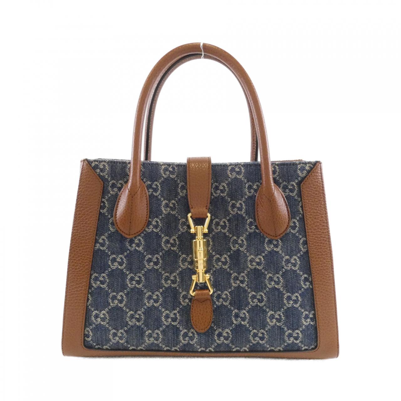 GUCCI 649016 2KQGG 手提包 牛仔布