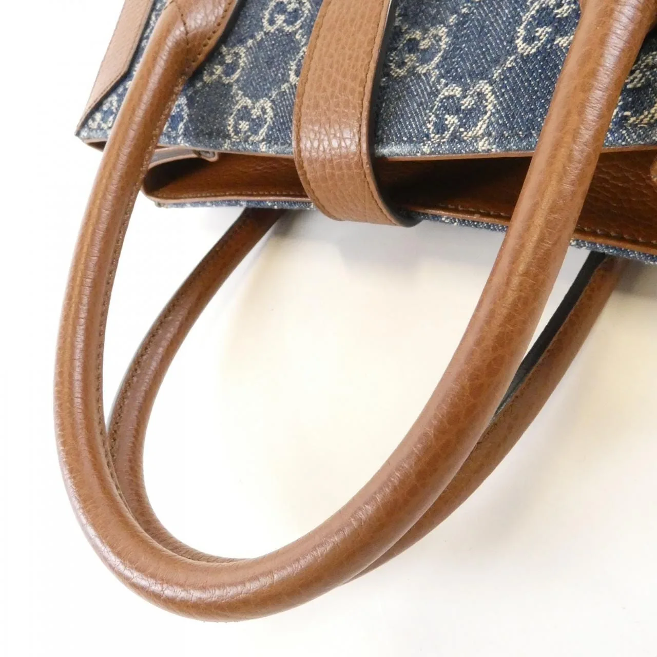 GUCCI 649016 2KQGG 手提包 牛仔布