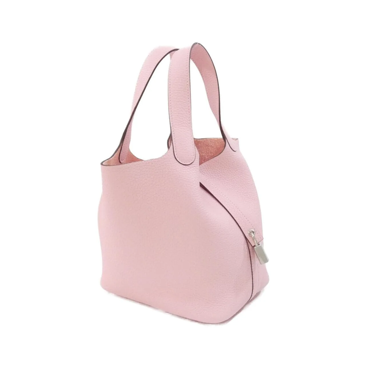 HERMES Picotin 056289CK Handbag Clemence Black