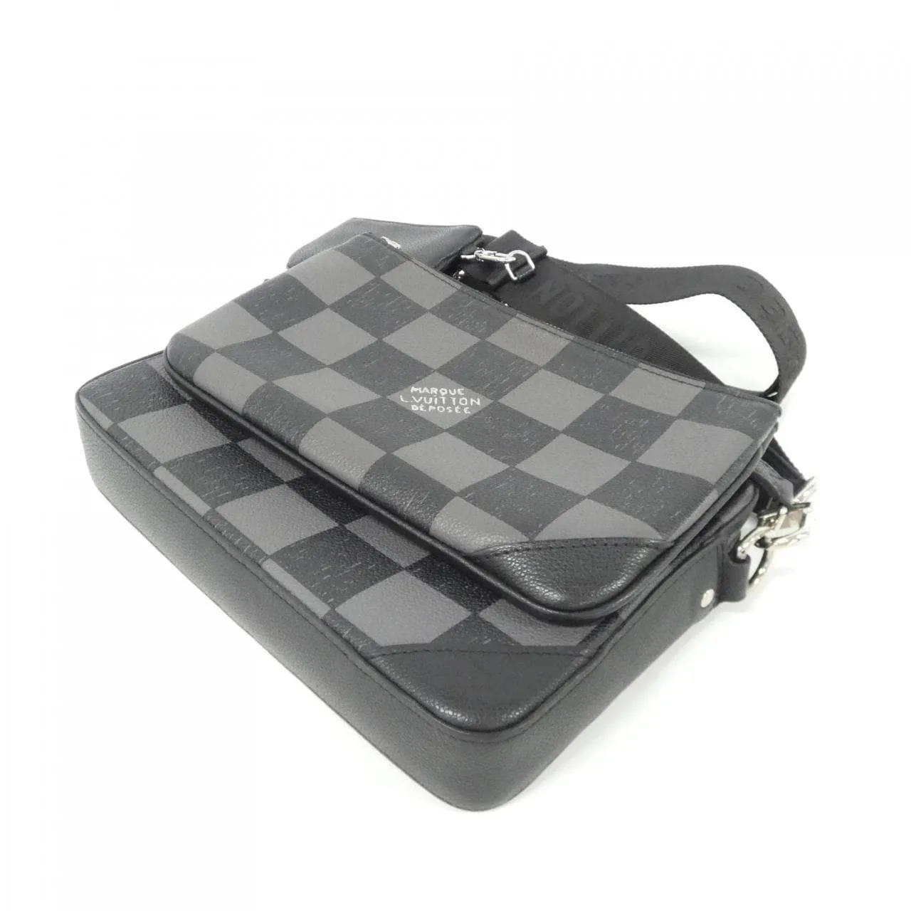 LOUIS VUITTON N80401 Shoulder Damier 黑色 Damier 中古品A - 縮圖 3