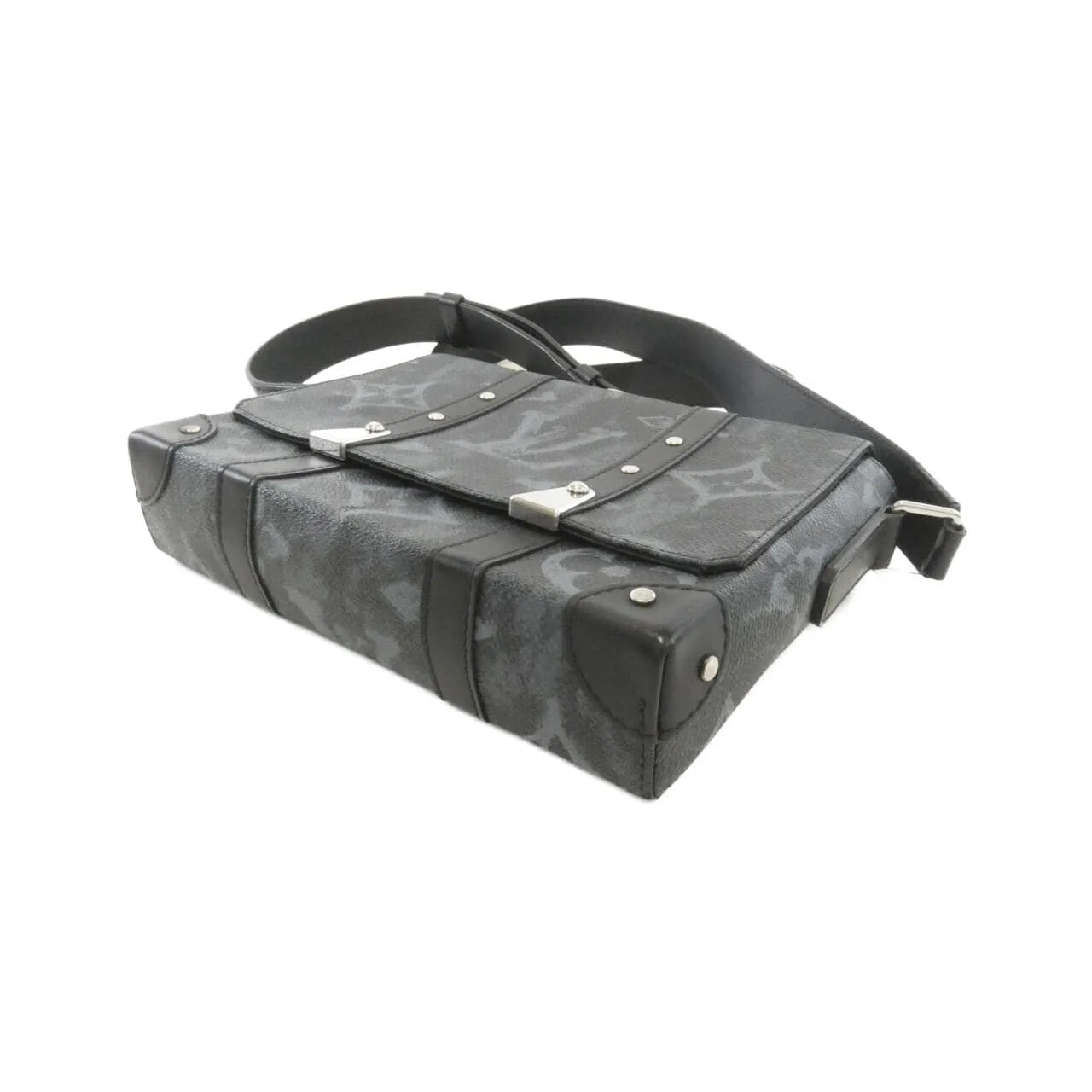 LOUIS VUITTON M57271 肩背包 Monogram 黑色 Monogram 中古品A - 縮圖 3