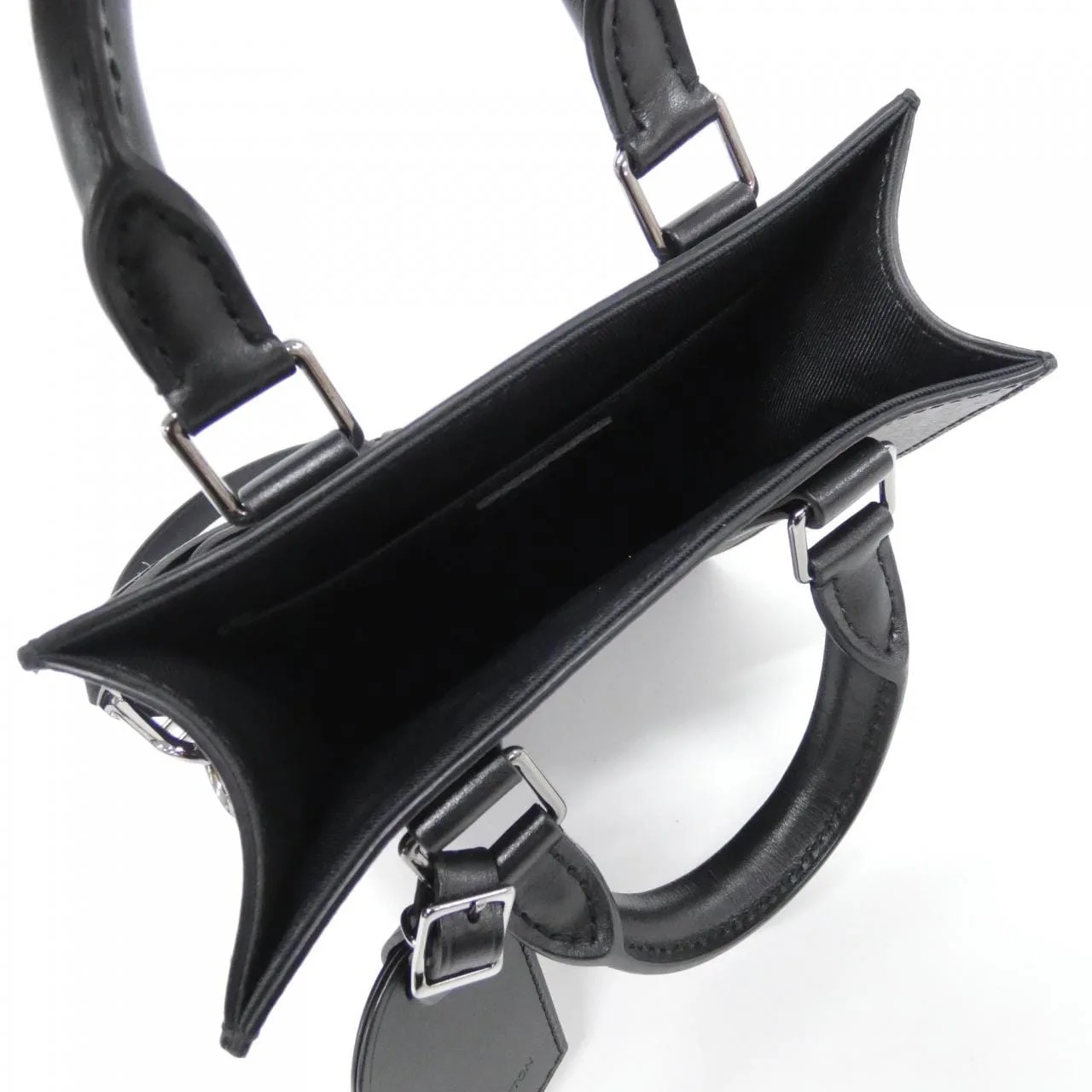 LOUIS VUITTON Eclipse M46453 Handbag Monogram 黑色 Monogram 中古品A - 縮圖 9