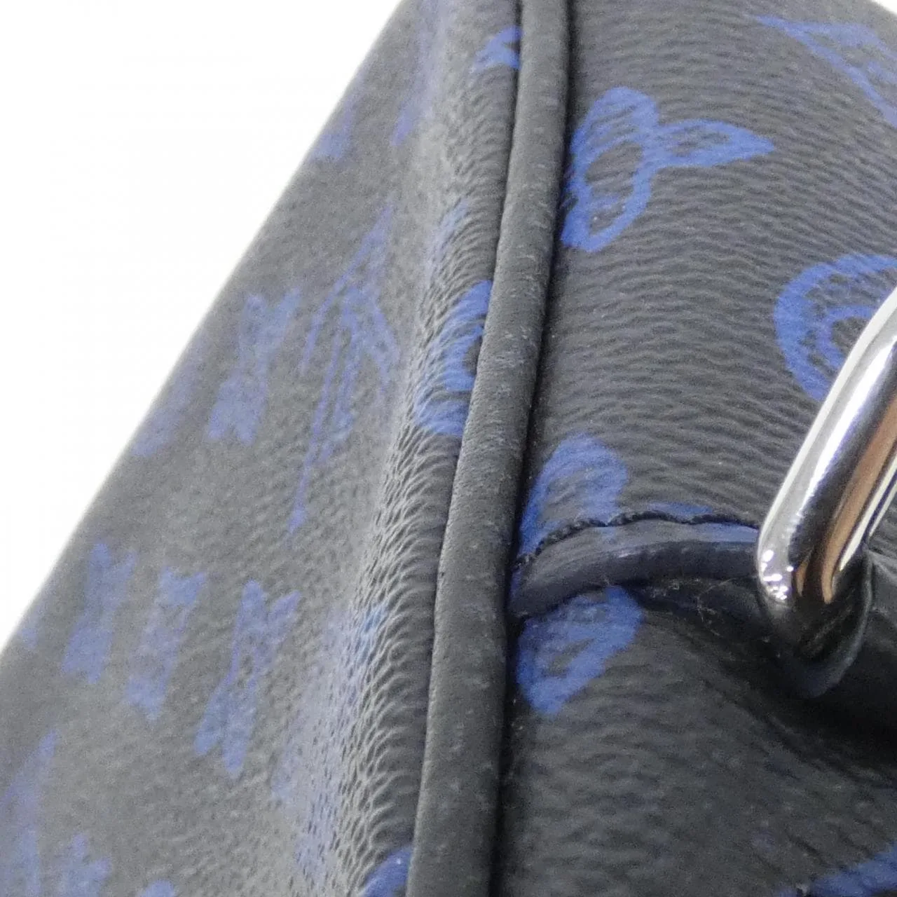 LOUIS VUITTON Christopher M81854 肩背包 Monogram 藍色 Monogram 中古品A - 縮圖 4