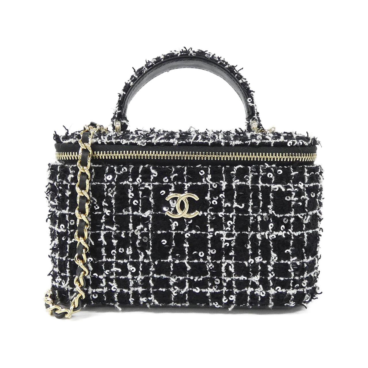 CHANEL Timeless Classic AP2199 Handbag Tweed