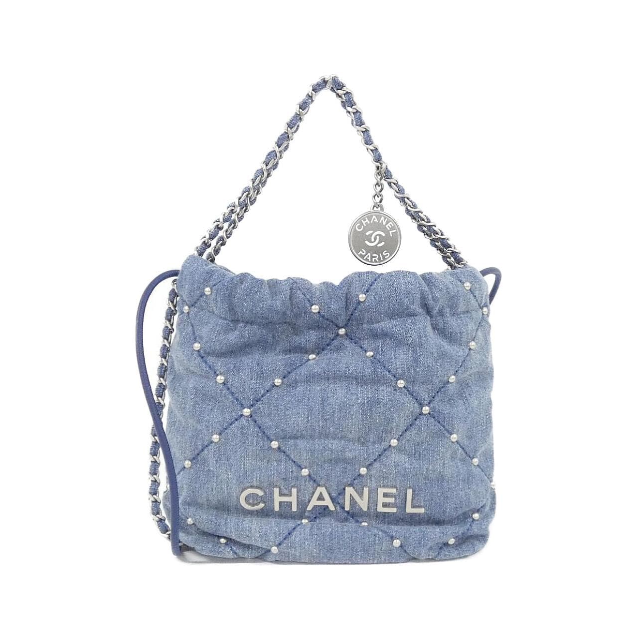 CHANEL Chanel 22 AS3980 手提包 牛仔布