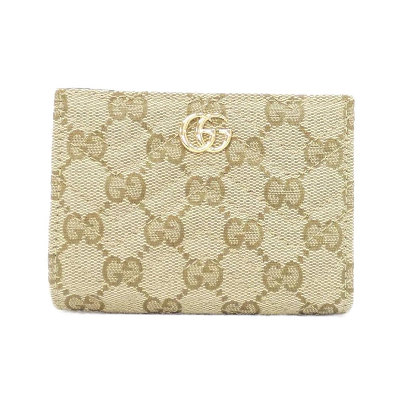 GUCCI 773427 FAF05 銀包 帆布