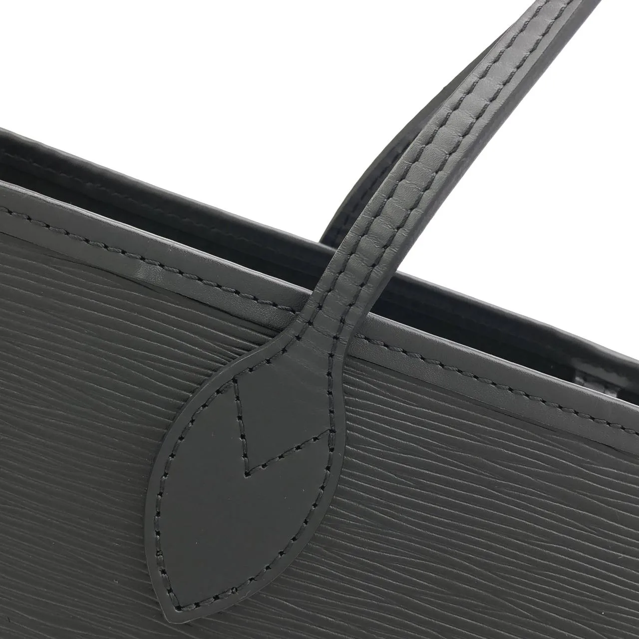 LOUIS VUITTON Neverfull M40932 Tote Epi Black Epi Rank A - Thumbnail 4