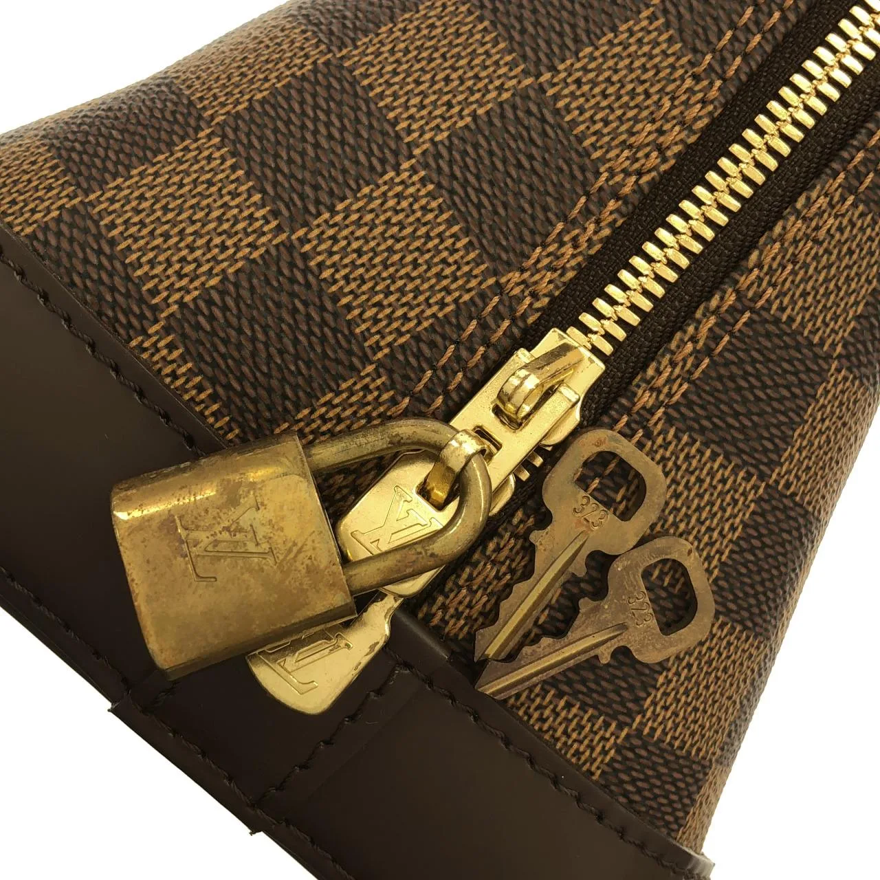 LOUIS VUITTON Alma N51131 Handbag Damier Black Damier Rank A - Thumbnail 5