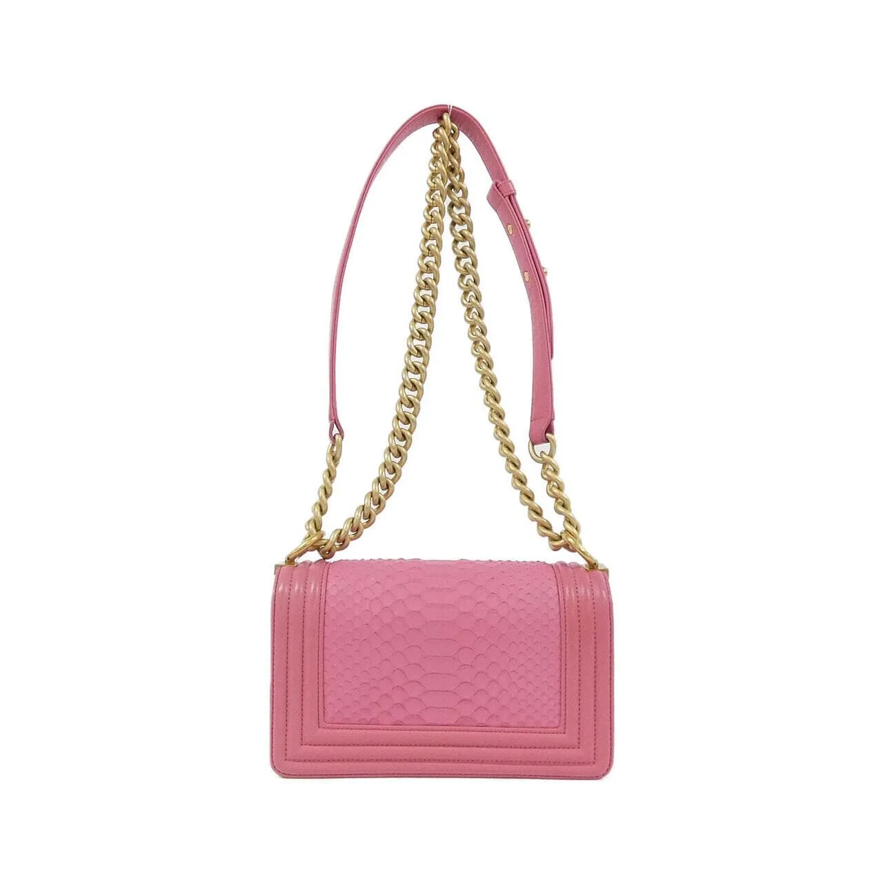 CHANEL Boy Chanel 肩背包 蟒蛇皮 2