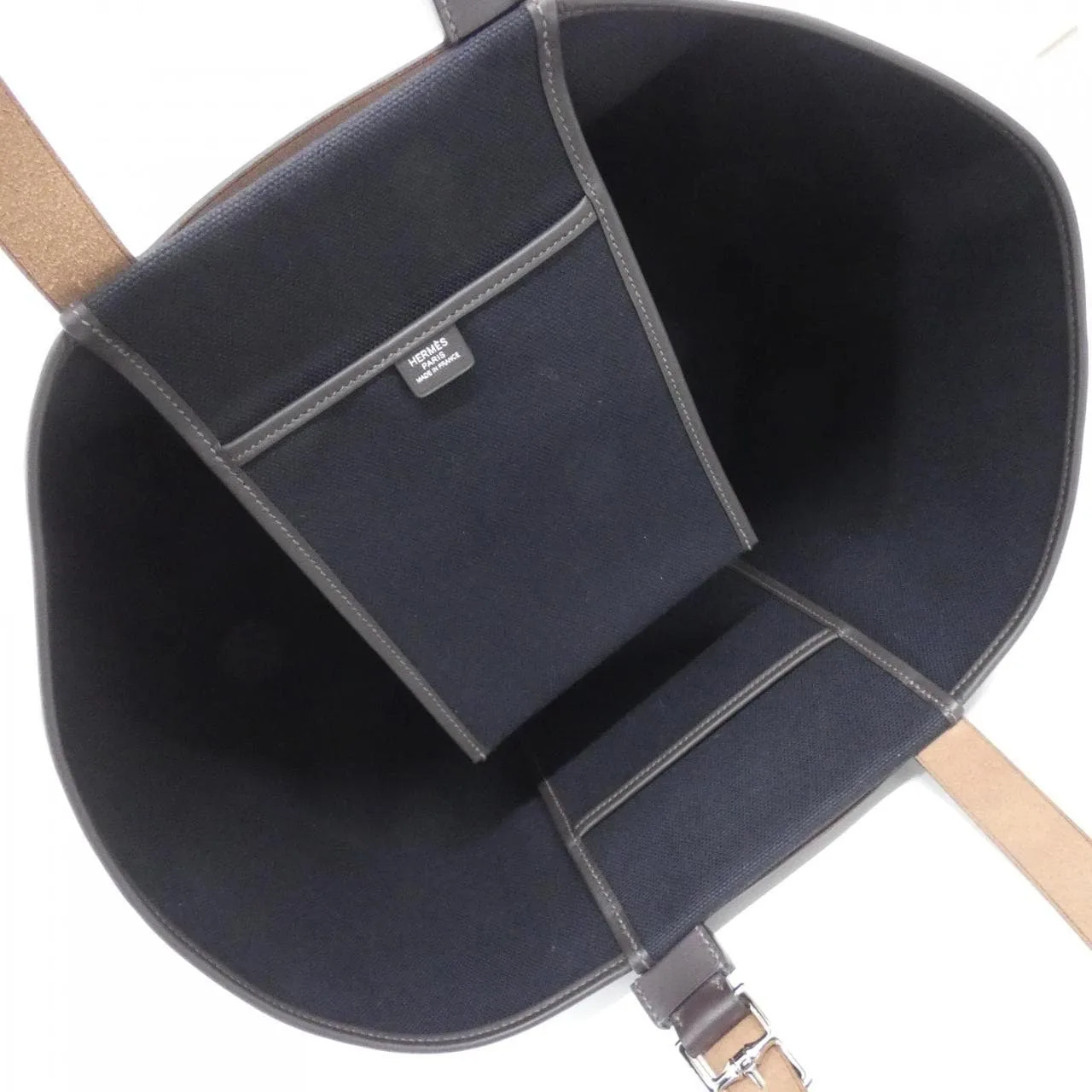 HERMES 082768CK Handbag Swift Black Swift Leather Rank A - Thumbnail 6