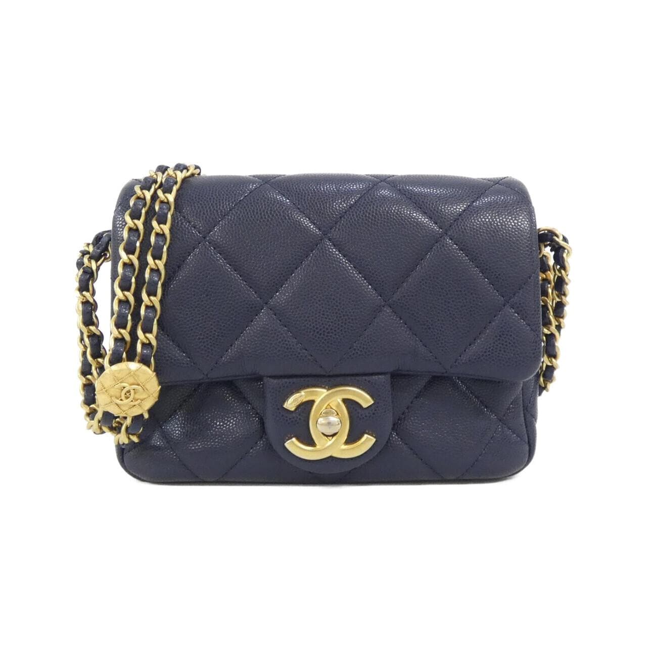 CHANEL Chanel 22 AS3368 肩背包 荔枝紋牛皮