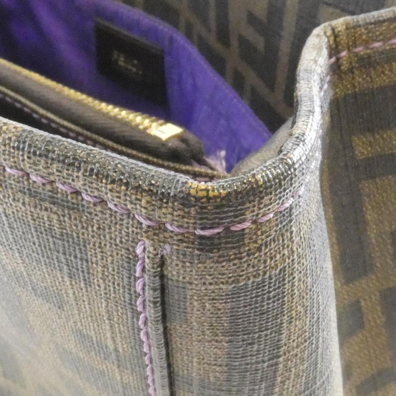 FENDI Sunshine Shopper 8BH211 UZD 手提包 帆布 4
