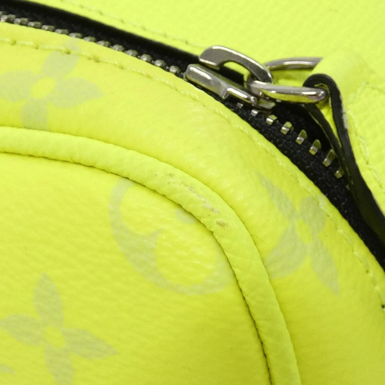 LOUIS VUITTON M10144 Pouch Canvas Yellow Canvas Rank A - Thumbnail 6