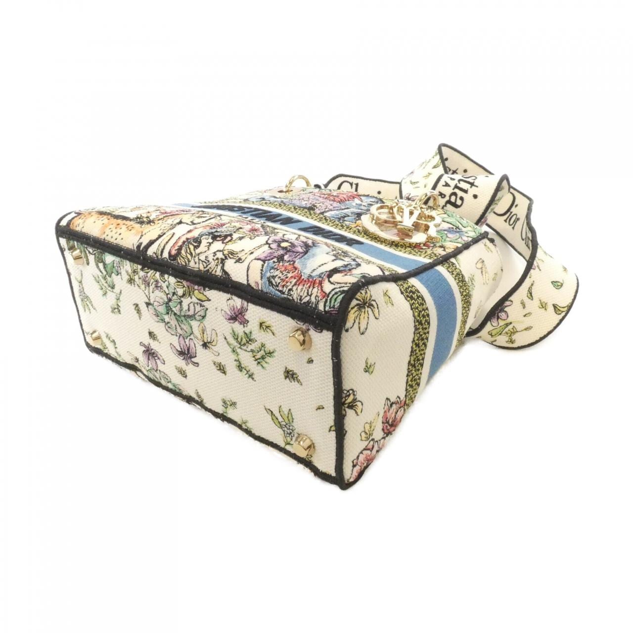 DIOR Lady Dior M0565ORUV 手提包 帆布 3