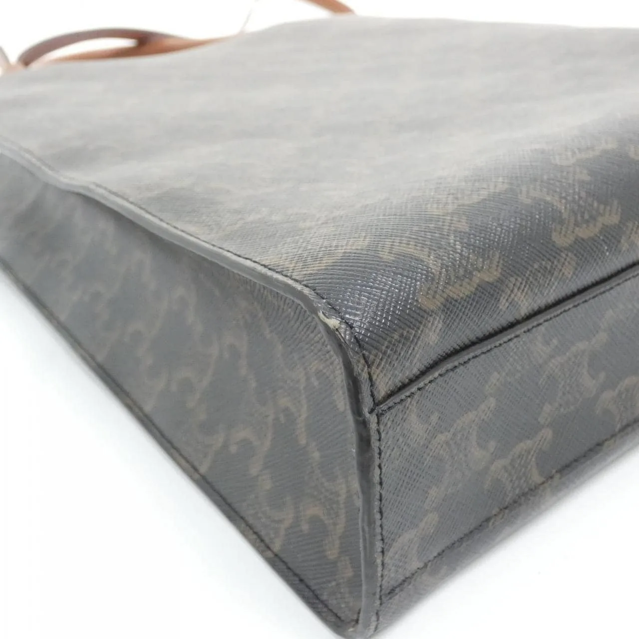 CELINE Cabas 191542BZK Handbag Canvas 4