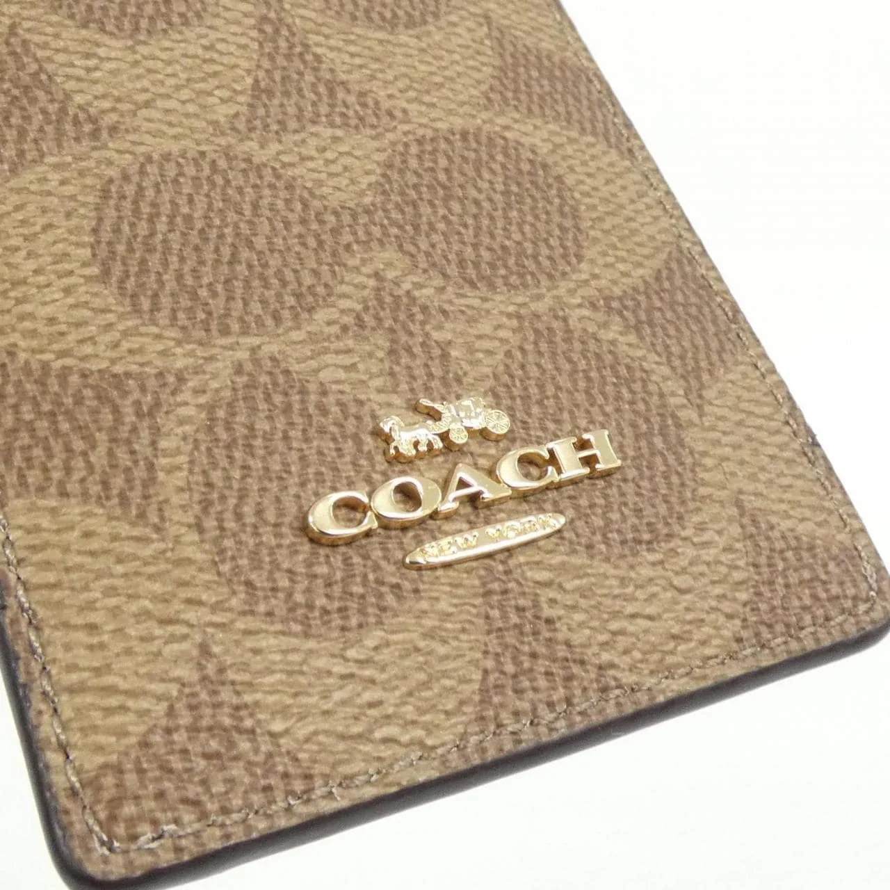 COACH CZ285 Card Case Canvas