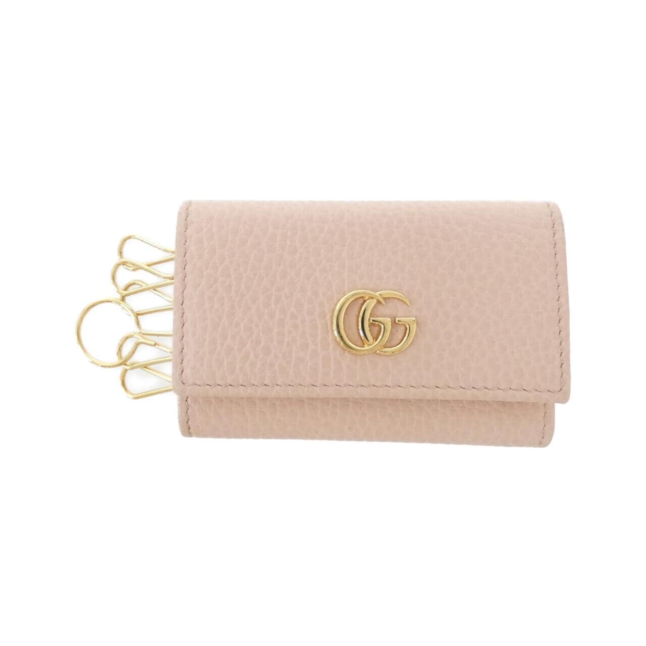 GUCCI 456118 CAO0G Key Case Leather