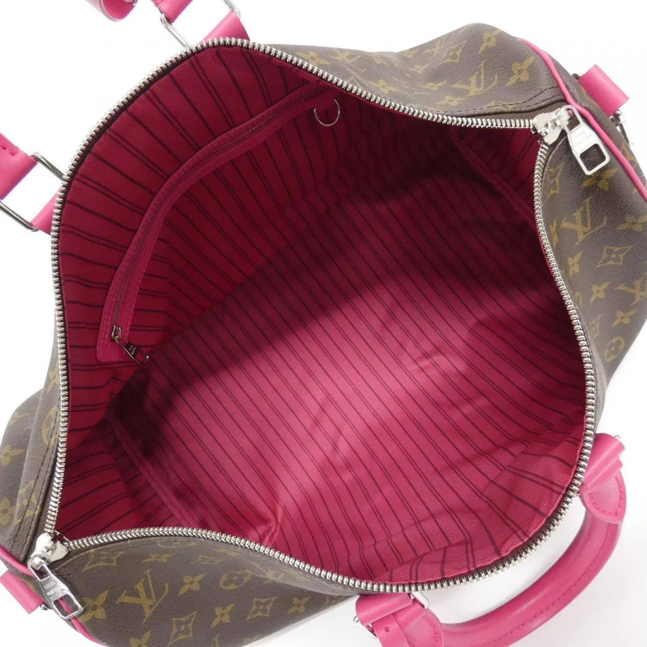 LOUIS VUITTON Keepall M13807 Boston Monogram Pink Monogram Rank A - Thumbnail 7
