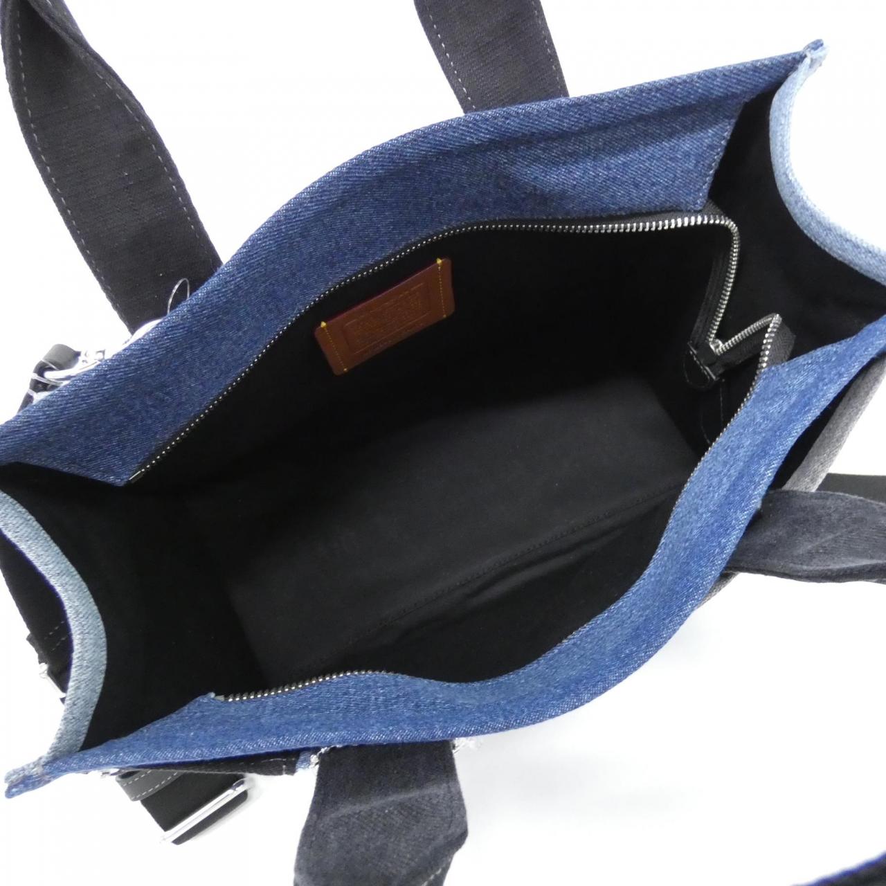 COACH CAM72 Handbag Denim 5
