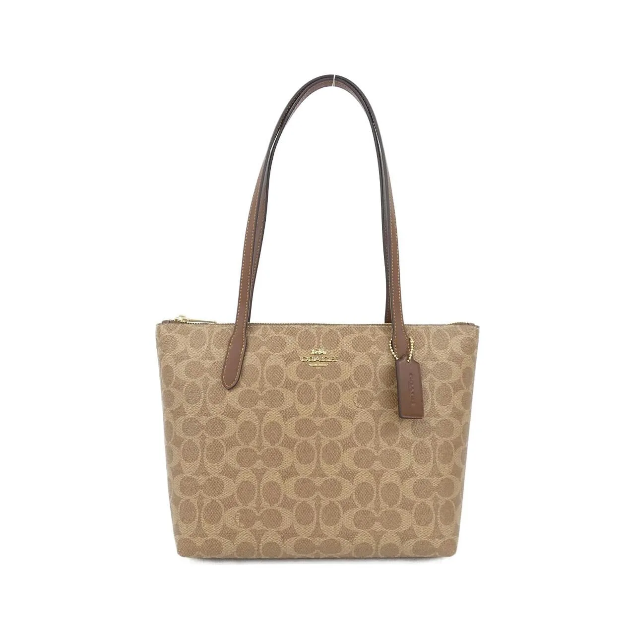 COACH CBT18 Handbag Canvas Black