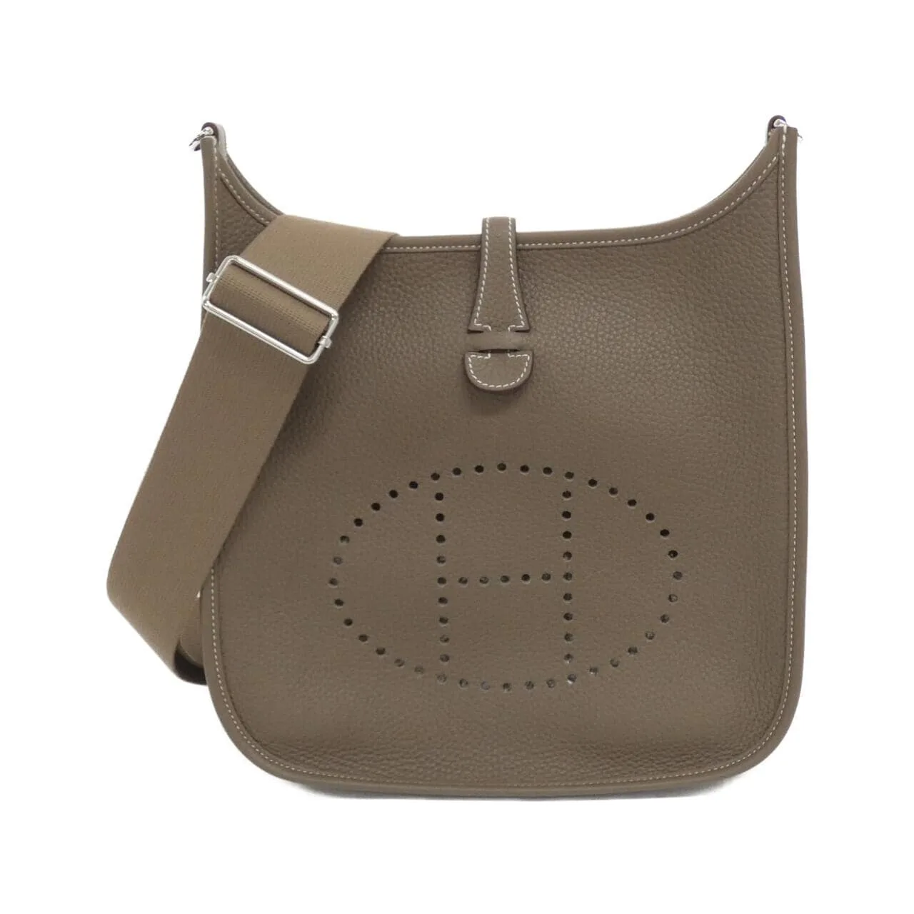 HERMES Evelyne 056277CK Shoulder Clemence Etoupe