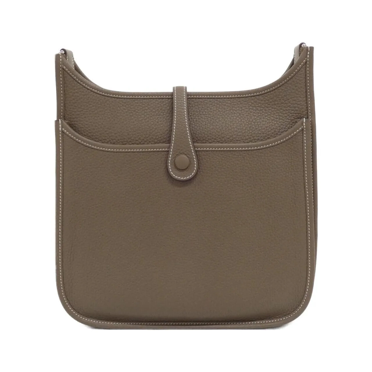 HERMES Evelyne 056277CK Shoulder Clemence Etoupe Clemence Leather Rank A - Thumbnail 2