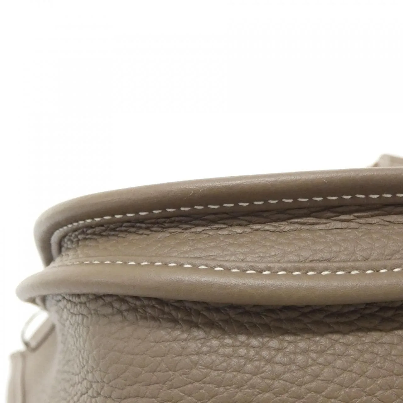 HERMES Evelyne 056277CK Shoulder Clemence Etoupe Clemence Leather Rank A - Thumbnail 4