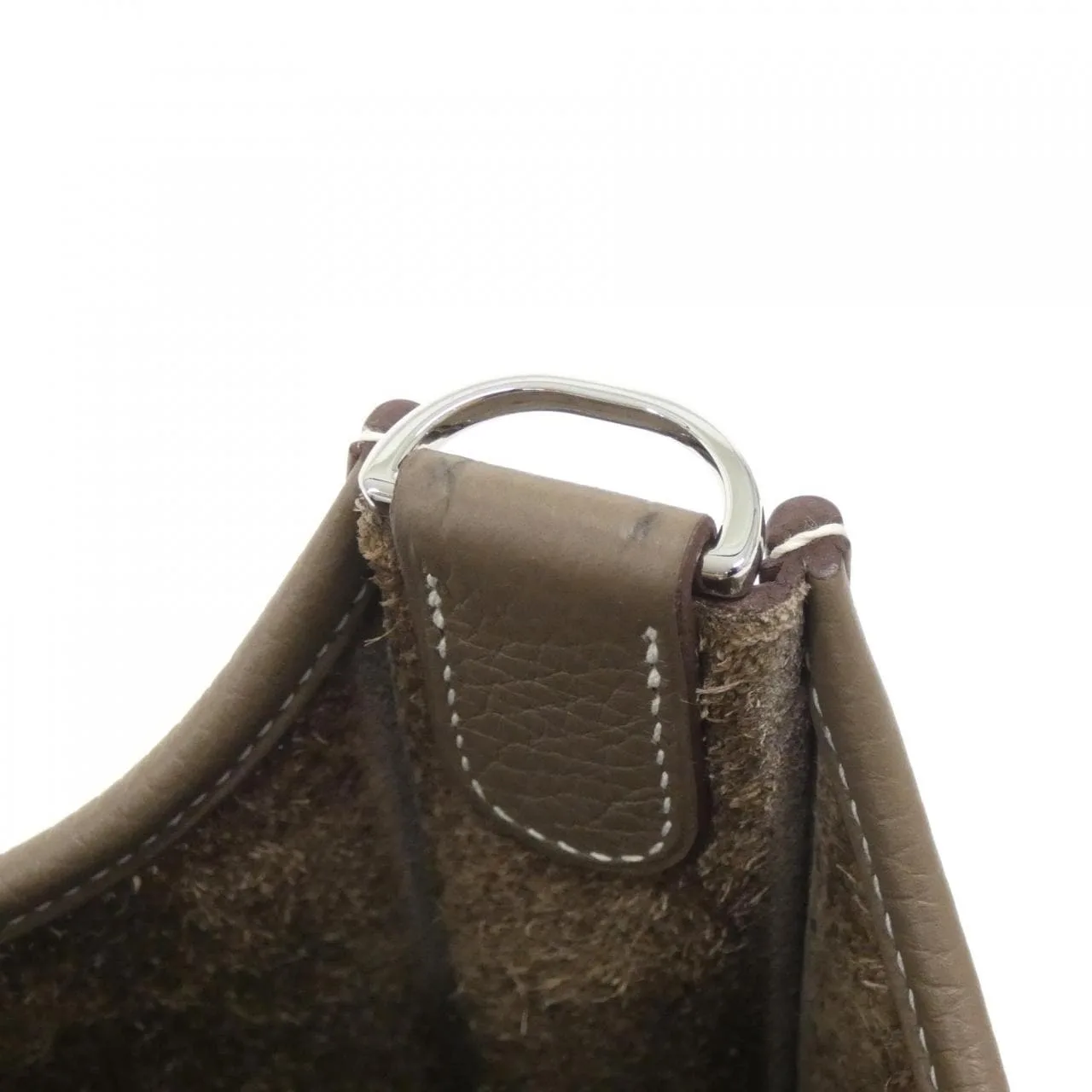 HERMES Evelyne 056277CK Shoulder Clemence Etoupe Clemence Leather Rank A - Thumbnail 7