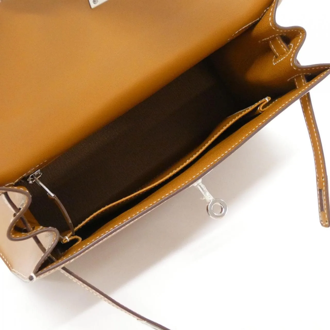 HERMES Kelly 071863CK Handbag Black Rank A - Thumbnail 9
