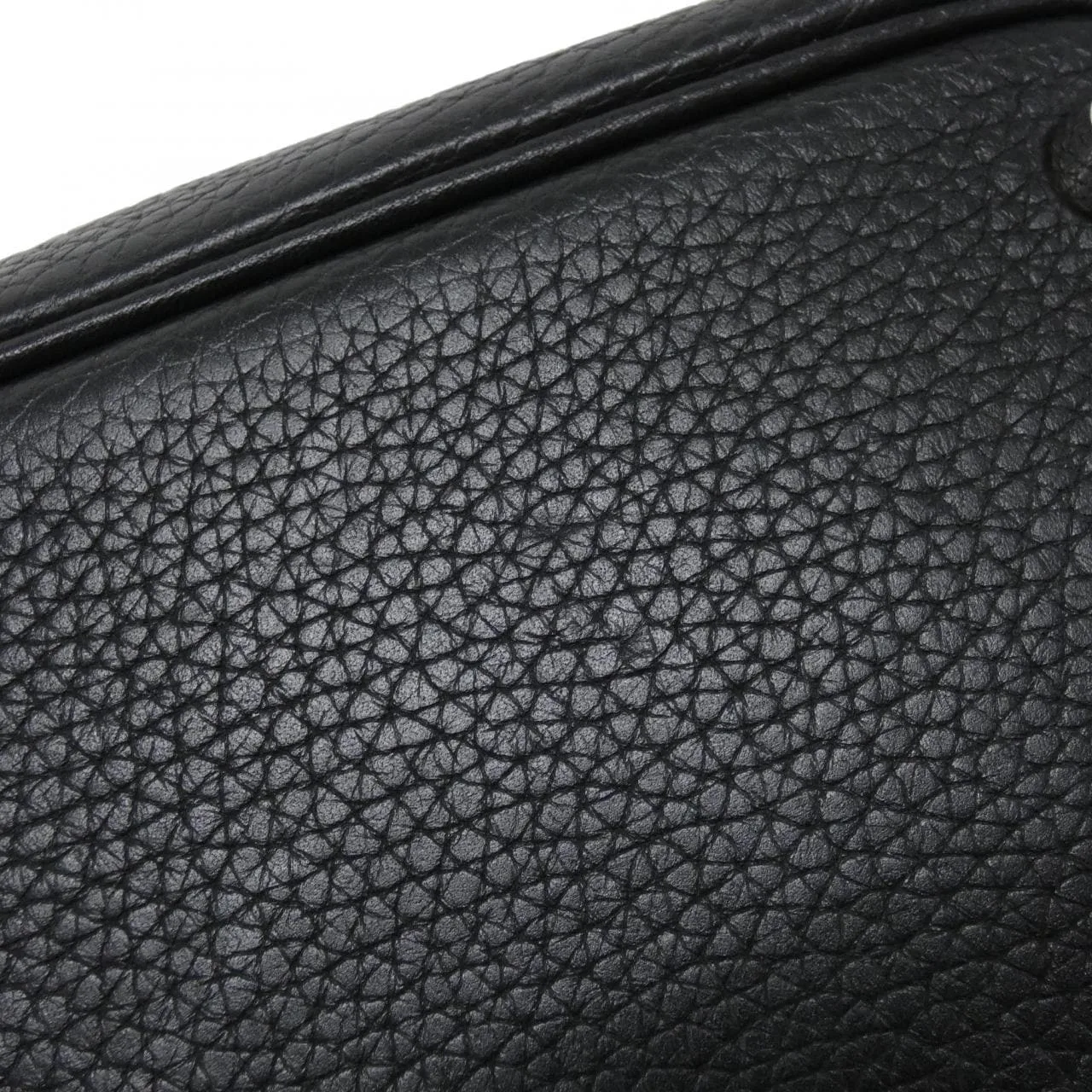 HERMES Picotin 056289CK Handbag Clemence Black Clemence Leather Rank A - Thumbnail 2